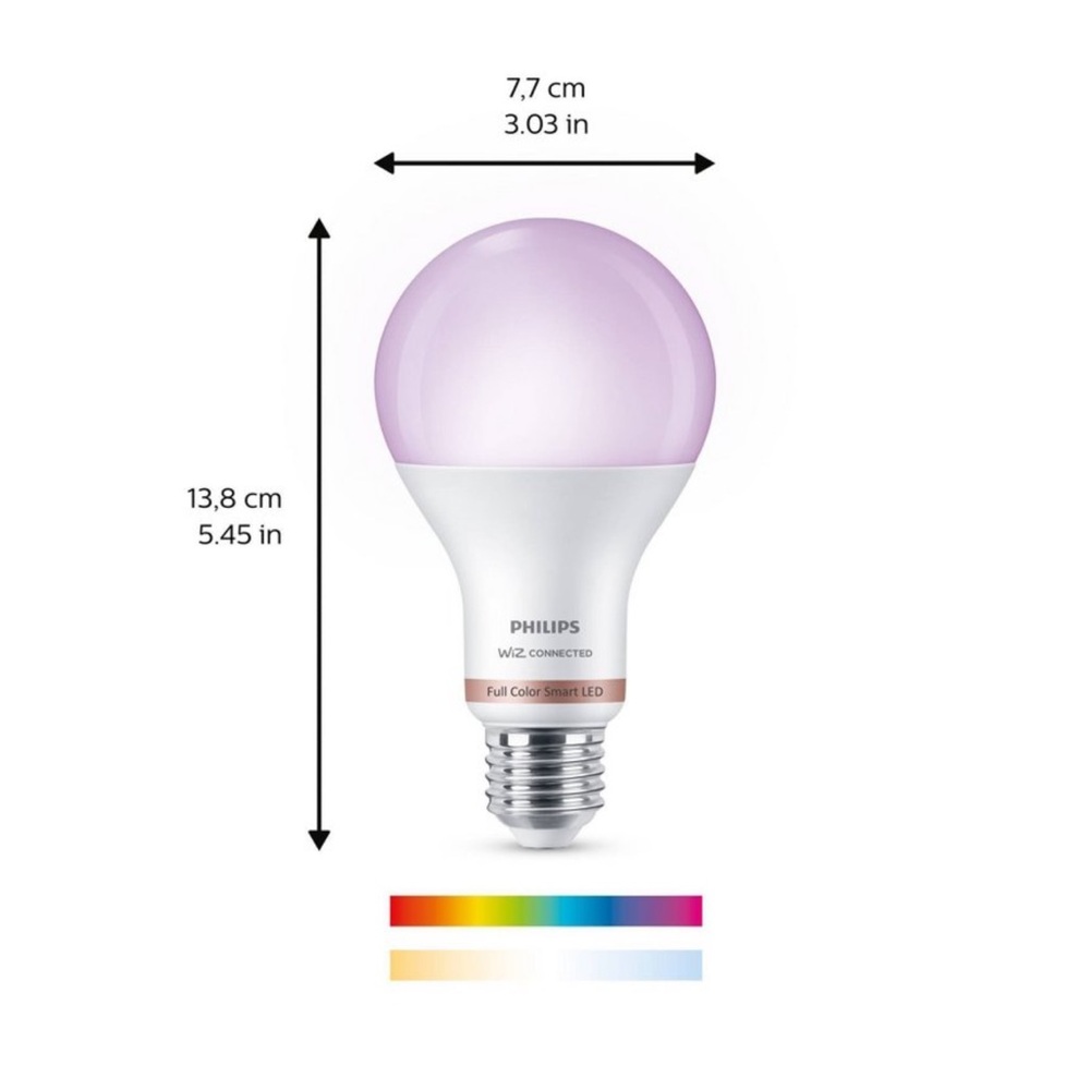 Philips Wi-Fi 100w LED Multicolored Bulb - Picture 2 of 8